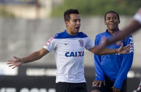 Durante o treino desta tarde no CT do Parque Ecolgico do Tiete, zona leste de So Paulo. O prximo jogo da equipe ser domingo, dia 01/06 na Arena Corinthians, vlido pela 9 rodada do Campeonato Brasileiro de 2014