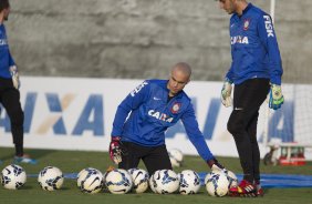 Durante o treino desta tarde no CT do Parque Ecolgico do Tiete, zona leste de So Paulo. O prximo jogo da equipe ser domingo, dia 01/06 na Arena Corinthians, vlido pela 9 rodada do Campeonato Brasileiro de 2014