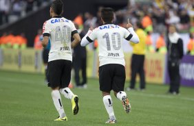 Durante a partida Corinthians x Botafogo, realizada esta tarde na Arena Corinthians, válida pela 9ª rodada do Campeonato Brasileiro de 2014