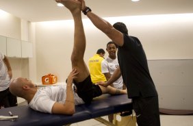 Nos vestirios antes da partida Corinthians x Botafogo, realizada esta tarde na Arena Corinthians, vlida pela 9 rodada do Campeonato Brasileiro de 2014