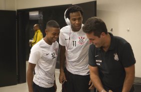 Nos vestirios antes da partida Corinthians x Botafogo, realizada esta tarde na Arena Corinthians, vlida pela 9 rodada do Campeonato Brasileiro de 2014