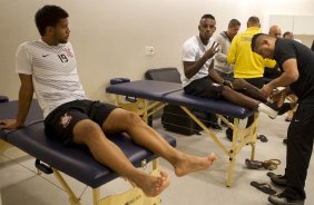 Nos vestirios antes da partida Corinthians x Botafogo, realizada esta tarde na Arena Corinthians, vlida pela 9 rodada do Campeonato Brasileiro de 2014