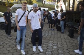 O time do Corinthians chega ao Hotel Fazenda das Amoreiras na cidade de Extrema/MG para uma intertemporada antes do reinicio do Campeonato Brasileiro 2014. O próximo jogo da equipe será dia 17/07 contra o Internacional/RS, na Arena Corinthians, válido pela 10ª rodada do Campeonato Brasileiro de 2014
