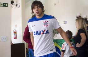 Durante o treino desta manhã em uma academia na cidade de Extrema/MG. O time faz uma intertemporada preparando-se para o próximo jogo dia 17/07 contra o Internacional/RS, na Arena Corinthians, válido pela 10ª rodada do Campeonato Brasileiro de 2014