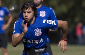 Durante o treino desta manh no Hotel Fazenda das Amoreiras, na cidade de Extrema/MG. O time faz uma intertemporada preparando-se para o prximo jogo dia 17/07 contra o Internacional/RS, na Arena Corinthians, vlido pela 10 rodada do Campeonato Brasileiro de 2014