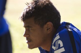 Durante o treino desta manhã no Hotel Fazenda das Amoreiras, na cidade de Extrema/MG. O time faz uma intertemporada preparando-se para o próximo jogo dia 17/07 contra o Internacional/RS, na Arena Corinthians, válido pela 10ª rodada do Campeonato Brasileiro de 2014