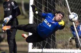 Durante o treino desta manh no Hotel Fazenda das Amoreiras, na cidade de Extrema/MG. O time faz uma intertemporada preparando-se para o prximo jogo dia 17/07 contra o Internacional/RS, na Arena Corinthians, vlido pela 10 rodada do Campeonato Brasileiro de 2014