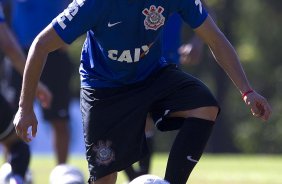 Durante o treino desta manh no Hotel Fazenda das Amoreiras, na cidade de Extrema/MG. O time faz uma intertemporada preparando-se para o prximo jogo dia 17/07 contra o Internacional/RS, na Arena Corinthians, vlido pela 10 rodada do Campeonato Brasileiro de 2014