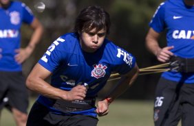 Durante o treino desta manhã no Hotel Fazenda das Amoreiras, na cidade de Extrema/MG. O time faz uma intertemporada preparando-se para o próximo jogo dia 17/07 contra o Internacional/RS, na Arena Corinthians, válido pela 10ª rodada do Campeonato Brasileiro de 2014