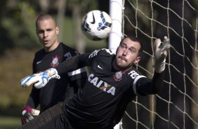 Durante o treino desta manh no Hotel Fazenda das Amoreiras, na cidade de Extrema/MG. O time faz uma intertemporada preparando-se para o prximo jogo dia 17/07 contra o Internacional/RS, na Arena Corinthians, vlido pela 10 rodada do Campeonato Brasileiro de 2014