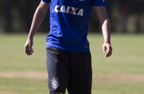 Durante o treino desta manh no Hotel Fazenda das Amoreiras, na cidade de Extrema/MG. O time faz uma intertemporada preparando-se para o prximo jogo dia 17/07 contra o Internacional/RS, na Arena Corinthians, vlido pela 10 rodada do Campeonato Brasileiro de 2014