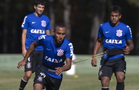 Durante o treino desta manh no Hotel Fazenda das Amoreiras, na cidade de Extrema/MG. O time faz uma intertemporada preparando-se para o prximo jogo dia 17/07 contra o Internacional/RS, na Arena Corinthians, vlido pela 10 rodada do Campeonato Brasileiro de 2014