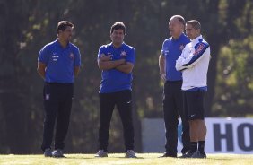 Durante o treino desta manhã no Hotel Fazenda das Amoreiras, na cidade de Extrema/MG. O time faz uma intertemporada preparando-se para o próximo jogo dia 17/07 contra o Internacional/RS, na Arena Corinthians, válido pela 10ª rodada do Campeonato Brasileiro de 2014
