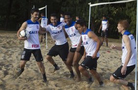 Durante o treino desta tarde no Hotel Fazenda das Amoreiras na cidade de Extrema/MG. O time faz uma intertemporada preparando-se para o prximo jogo dia 17/07 contra o Internacional/RS, na Arena Corinthians, vlido pela 10 rodada do Campeonato Brasileiro de 2014