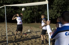 Durante o treino desta tarde no Hotel Fazenda das Amoreiras na cidade de Extrema/MG. O time faz uma intertemporada preparando-se para o prximo jogo dia 17/07 contra o Internacional/RS, na Arena Corinthians, vlido pela 10 rodada do Campeonato Brasileiro de 2014