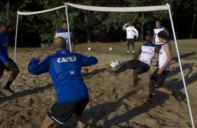 Durante o treino desta tarde no Hotel Fazenda das Amoreiras na cidade de Extrema/MG. O time faz uma intertemporada preparando-se para o prximo jogo dia 17/07 contra o Internacional/RS, na Arena Corinthians, vlido pela 10 rodada do Campeonato Brasileiro de 2014