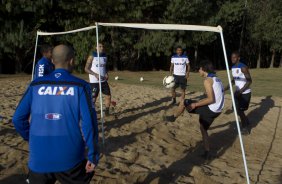 Durante o treino desta tarde no Hotel Fazenda das Amoreiras na cidade de Extrema/MG. O time faz uma intertemporada preparando-se para o prximo jogo dia 17/07 contra o Internacional/RS, na Arena Corinthians, vlido pela 10 rodada do Campeonato Brasileiro de 2014