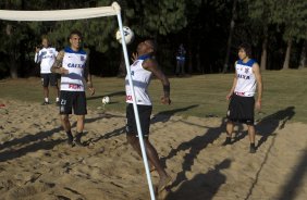 Durante o treino desta tarde no Hotel Fazenda das Amoreiras na cidade de Extrema/MG. O time faz uma intertemporada preparando-se para o prximo jogo dia 17/07 contra o Internacional/RS, na Arena Corinthians, vlido pela 10 rodada do Campeonato Brasileiro de 2014