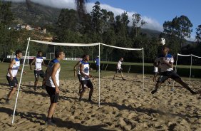 Durante o treino desta tarde no Hotel Fazenda das Amoreiras na cidade de Extrema/MG. O time faz uma intertemporada preparando-se para o prximo jogo dia 17/07 contra o Internacional/RS, na Arena Corinthians, vlido pela 10 rodada do Campeonato Brasileiro de 2014