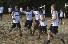 Durante o treino desta tarde no Hotel Fazenda das Amoreiras na cidade de Extrema/MG. O time faz uma intertemporada preparando-se para o prximo jogo dia 17/07 contra o Internacional/RS, na Arena Corinthians, vlido pela 10 rodada do Campeonato Brasileiro de 2014