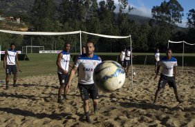 Durante o treino desta tarde no Hotel Fazenda das Amoreiras na cidade de Extrema/MG. O time faz uma intertemporada preparando-se para o prximo jogo dia 17/07 contra o Internacional/RS, na Arena Corinthians, vlido pela 10 rodada do Campeonato Brasileiro de 2014