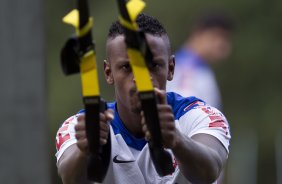 Durante o treino esta tarde no Hotel Fazenda das Amoreiras na cidade de Extrema/MG. O time faz uma intertemporada preparando-se para o prximo jogo dia 17/07 contra o Internacional/RS, na Arena Corinthians, vlido pela 10 rodada do Campeonato Brasileiro de 2014