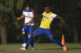 Durante o treino esta tarde no Hotel Fazenda das Amoreiras na cidade de Extrema/MG. O time faz uma intertemporada preparando-se para o prximo jogo dia 17/07 contra o Internacional/RS, na Arena Corinthians, vlido pela 10 rodada do Campeonato Brasileiro de 2014