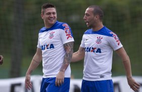 Durante o treino esta tarde no Hotel Fazenda das Amoreiras na cidade de Extrema/MG. O time faz uma intertemporada preparando-se para o prximo jogo dia 17/07 contra o Internacional/RS, na Arena Corinthians, vlido pela 10 rodada do Campeonato Brasileiro de 2014