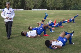 Durante o treino esta tarde no Hotel Fazenda das Amoreiras na cidade de Extrema/MG. O time faz uma intertemporada preparando-se para o prximo jogo dia 17/07 contra o Internacional/RS, na Arena Corinthians, vlido pela 10 rodada do Campeonato Brasileiro de 2014