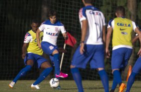 Durante o treino esta tarde no Hotel Fazenda das Amoreiras na cidade de Extrema/MG. O time faz uma intertemporada preparando-se para o prximo jogo dia 17/07 contra o Internacional/RS, na Arena Corinthians, vlido pela 10 rodada do Campeonato Brasileiro de 2014