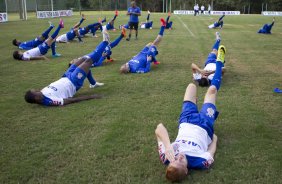 Durante o treino esta tarde no Hotel Fazenda das Amoreiras na cidade de Extrema/MG. O time faz uma intertemporada preparando-se para o prximo jogo dia 17/07 contra o Internacional/RS, na Arena Corinthians, vlido pela 10 rodada do Campeonato Brasileiro de 2014