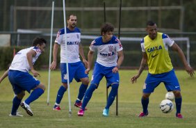 Durante o treino esta tarde no Hotel Fazenda das Amoreiras na cidade de Extrema/MG. O time faz uma intertemporada preparando-se para o prximo jogo dia 17/07 contra o Internacional/RS, na Arena Corinthians, vlido pela 10 rodada do Campeonato Brasileiro de 2014