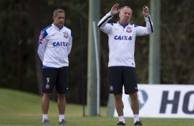 Durante o treino esta tarde no Hotel Fazenda das Amoreiras na cidade de Extrema/MG. O time faz uma intertemporada preparando-se para o prximo jogo dia 17/07 contra o Internacional/RS, na Arena Corinthians, vlido pela 10 rodada do Campeonato Brasileiro de 2014