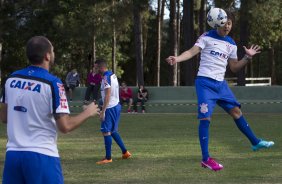 Durante o treino esta tarde no Hotel Fazenda das Amoreiras na cidade de Extrema/MG. O time faz uma intertemporada preparando-se para o próximo jogo dia 17/07 contra o Internacional/RS, na Arena Corinthians, válido pela 10ª rodada do Campeonato Brasileiro de 2014