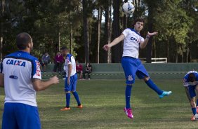 Durante o treino esta tarde no Hotel Fazenda das Amoreiras na cidade de Extrema/MG. O time faz uma intertemporada preparando-se para o próximo jogo dia 17/07 contra o Internacional/RS, na Arena Corinthians, válido pela 10ª rodada do Campeonato Brasileiro de 2014