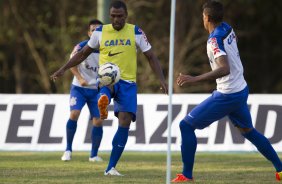 Durante o treino esta tarde no Hotel Fazenda das Amoreiras na cidade de Extrema/MG. O time faz uma intertemporada preparando-se para o próximo jogo dia 17/07 contra o Internacional/RS, na Arena Corinthians, válido pela 10ª rodada do Campeonato Brasileiro de 2014