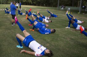 Durante o treino esta tarde no Hotel Fazenda das Amoreiras na cidade de Extrema/MG. O time faz uma intertemporada preparando-se para o prximo jogo dia 17/07 contra o Internacional/RS, na Arena Corinthians, vlido pela 10 rodada do Campeonato Brasileiro de 2014