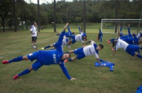 Durante o treino esta tarde no Hotel Fazenda das Amoreiras na cidade de Extrema/MG. O time faz uma intertemporada preparando-se para o prximo jogo dia 17/07 contra o Internacional/RS, na Arena Corinthians, vlido pela 10 rodada do Campeonato Brasileiro de 2014