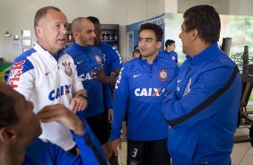 Durante o treino esta manh em uma academia na cidade de Extrema/MG. O time faz uma intertemporada preparando-se para o prximo jogo dia 17/07 contra o Internacional/RS, na Arena Corinthians, vlido pela 10 rodada do Campeonato Brasileiro de 2014