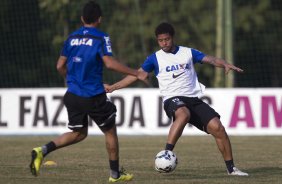 Durante o treino desta tarde no Hotel Fazenda das Amorerias, na cidade de Extrema/MG. O time faz uma intertemporada preparando-se para o prximo jogo dia 17/07 contra o Internacional/RS, na Arena Corinthians, vlido pela 10 rodada do Campeonato Brasileiro de 2014