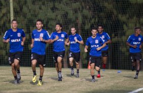 Durante o treino desta tarde no Hotel Fazenda das Amorerias, na cidade de Extrema/MG. O time faz uma intertemporada preparando-se para o próximo jogo dia 17/07 contra o Internacional/RS, na Arena Corinthians, válido pela 10ª rodada do Campeonato Brasileiro de 2014