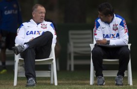 Durante o treino desta tarde no Hotel Fazenda das Amorerias, na cidade de Extrema/MG. O time faz uma intertemporada preparando-se para o prximo jogo dia 17/07 contra o Internacional/RS, na Arena Corinthians, vlido pela 10 rodada do Campeonato Brasileiro de 2014