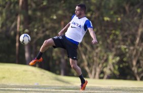 Durante o treino desta tarde no Hotel Fazenda das Amorerias, na cidade de Extrema/MG. O time faz uma intertemporada preparando-se para o próximo jogo dia 17/07 contra o Internacional/RS, na Arena Corinthians, válido pela 10ª rodada do Campeonato Brasileiro de 2014