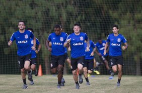 Durante o treino desta tarde no Hotel Fazenda das Amorerias, na cidade de Extrema/MG. O time faz uma intertemporada preparando-se para o próximo jogo dia 17/07 contra o Internacional/RS, na Arena Corinthians, válido pela 10ª rodada do Campeonato Brasileiro de 2014
