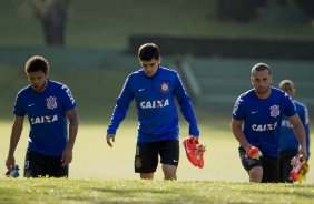 Durante o treino desta tarde no Hotel Fazenda das Amorerias, na cidade de Extrema/MG. O time faz uma intertemporada preparando-se para o prximo jogo dia 17/07 contra o Internacional/RS, na Arena Corinthians, vlido pela 10 rodada do Campeonato Brasileiro de 2014