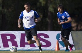 Durante o treino desta tarde no Hotel Fazenda das Amorerias, na cidade de Extrema/MG. O time faz uma intertemporada preparando-se para o prximo jogo dia 17/07 contra o Internacional/RS, na Arena Corinthians, vlido pela 10 rodada do Campeonato Brasileiro de 2014