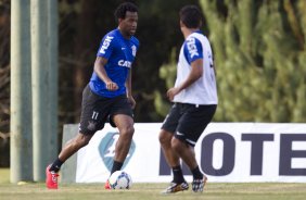 Durante o treino desta tarde no Hotel Fazenda das Amorerias, na cidade de Extrema/MG. O time faz uma intertemporada preparando-se para o próximo jogo dia 17/07 contra o Internacional/RS, na Arena Corinthians, válido pela 10ª rodada do Campeonato Brasileiro de 2014
