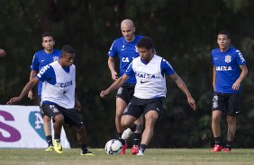 Durante o treino desta tarde no Hotel Fazenda das Amorerias, na cidade de Extrema/MG. O time faz uma intertemporada preparando-se para o próximo jogo dia 17/07 contra o Internacional/RS, na Arena Corinthians, válido pela 10ª rodada do Campeonato Brasileiro de 2014