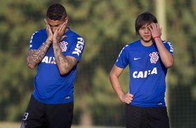 Durante o treino desta tarde no Hotel Fazenda das Amorerias, na cidade de Extrema/MG. O time faz uma intertemporada preparando-se para o próximo jogo dia 17/07 contra o Internacional/RS, na Arena Corinthians, válido pela 10ª rodada do Campeonato Brasileiro de 2014