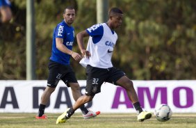 Durante o treino desta tarde no Hotel Fazenda das Amorerias, na cidade de Extrema/MG. O time faz uma intertemporada preparando-se para o próximo jogo dia 17/07 contra o Internacional/RS, na Arena Corinthians, válido pela 10ª rodada do Campeonato Brasileiro de 2014